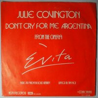 Julie Covington - Don't cry for me Argentina - Single
