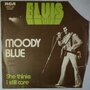 Elvis Presley - Moody blue - Single